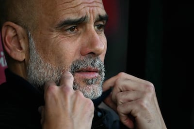El entrenador español del Manchester City, Josep Guardiola (55), aclaró que tiene contrato por un año.