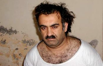 Jalid Sheij Mohamed luego de su detención en Pakistán, en marzo de 2003.