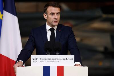 El presidente francés, Emmanuel Macron.