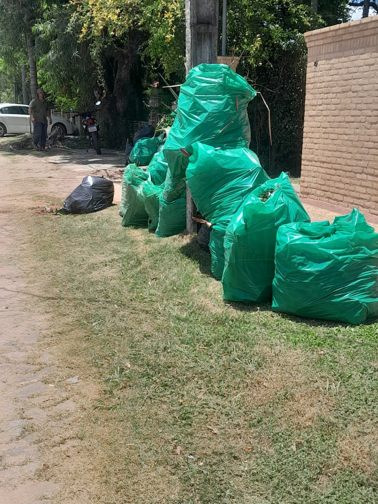 Los residuos acumulados provocan mal olor.