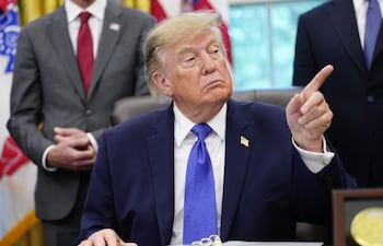 El presidente de Estados Unidos, Donald Trump.
