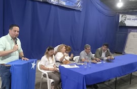 El Gobernador de Central Ricardo Estigarribia, en el Directorio del PLRA.