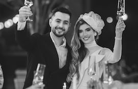 Betha Borba y Jorge Escobar ya son marido y mujer.