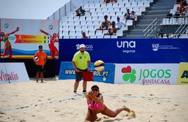 Michelle Sharon Valiente nos representará en vóleibol playa en Santa Marta.