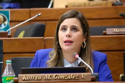 Kattya González, diputada por el Partido Encuentro Nacional.