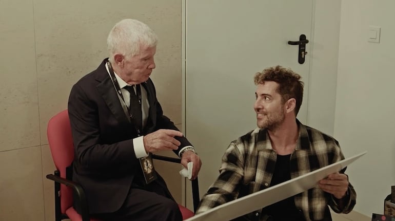 David Bisbal y su padre José Bisbal, un exboxeador español. (Instagram/David Bisbal)