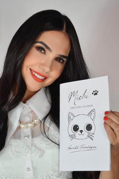 Norita Rodríguez presentará mañana su libro de cuentos "Michi" en la Feria Internacional del Libro de Buenos Aires.