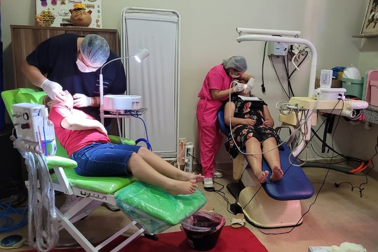 Con asistencia odontológica y elaboración de chipa, voluntarios beneficiaron a 53 niños