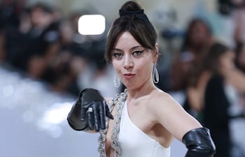 La actriz Aubrey Plaza recibió a su primer bebé hace unos días. (EFE/EPA/JUSTIN LANE)