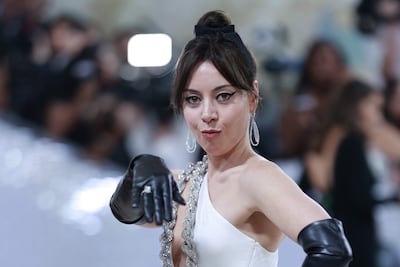 La actriz Aubrey Plaza recibió a su primer bebé hace unos días. (EFE/EPA/JUSTIN LANE)