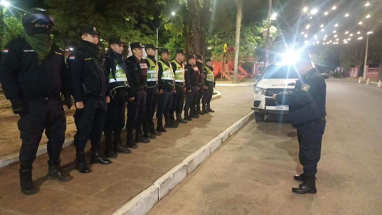 Policía intensifica operativos simultáneos en Guairá para blindar zonas urbanas y rurales ante hechos delictivos.