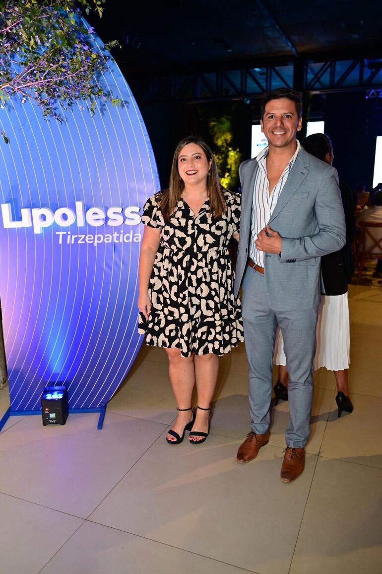 Alexandra Acevedo y Diego López.