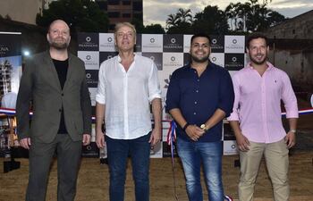 Martín Jasper, Julián Sandt, Adrián Soria y Manuel Brítez.