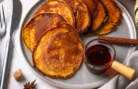 Panqueques de zapallo.