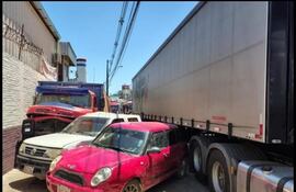 Múltiple choque en zona de Tres Bocas, Fernando de la Mora.