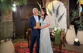 Vivian Benítez y Federico Robinson ya son marido y mujer.