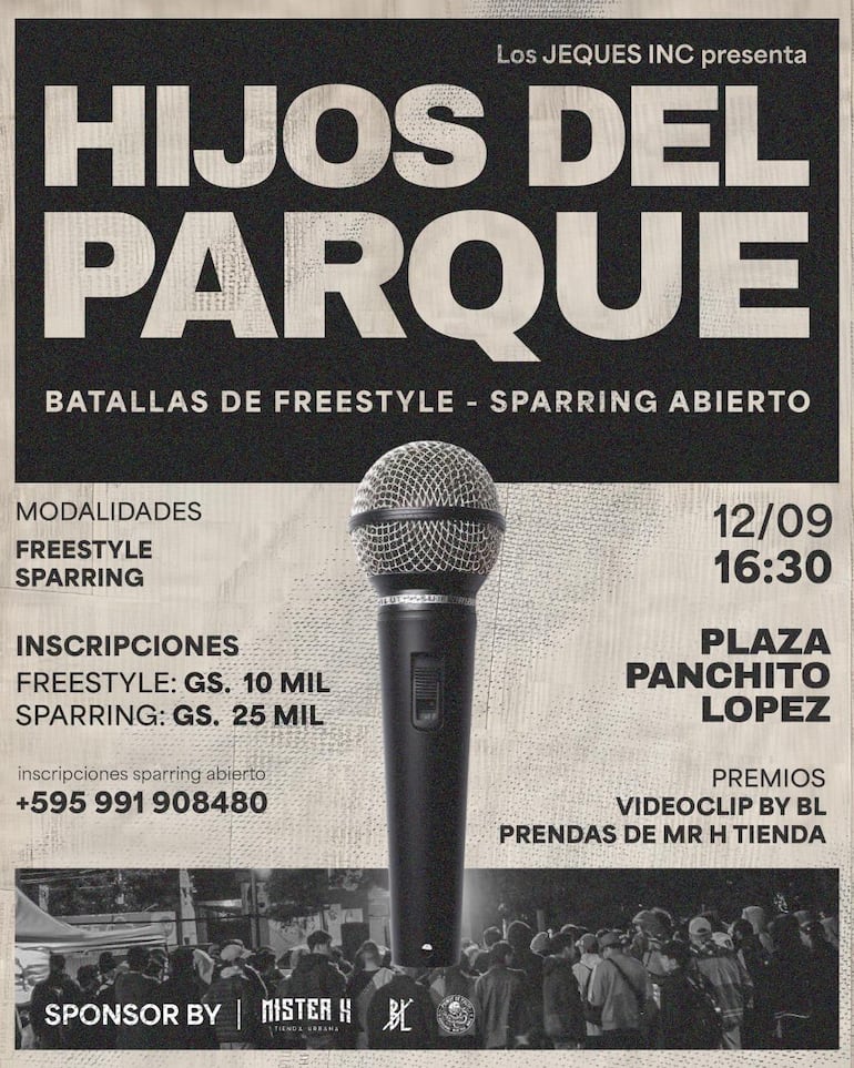 Flyer del evento.
