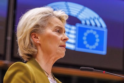 Ursula von der Leyen, presidenta de la Comisión Europea.