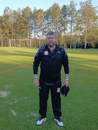 Humberto Jesús “Loro” Ovelar Rojas (55 años), en Ka’arendy, en la sede del Puma Resort, donde se hizo la presentación.