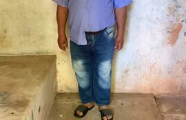 Fabio Mereles Valdez, detenido.