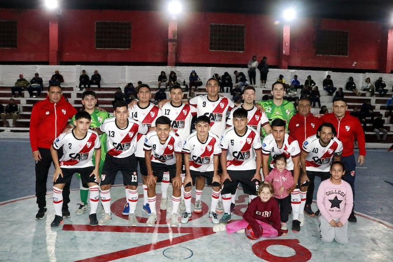 Plantel de Coronel Escurra, que cayó contra la visita Presidente Hayes.