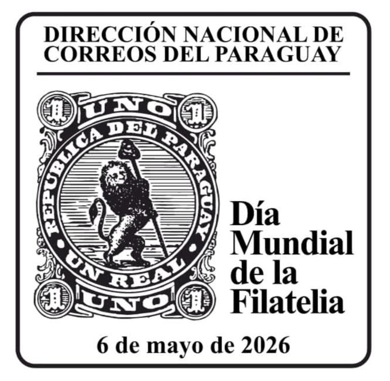 Matasello conmemorativo del Dia Mundial de la Filatelia.