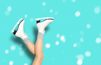 Concepto de deportes de invierno.