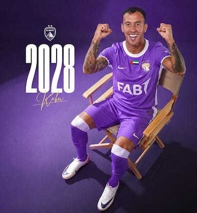Alejandro Romero Gamarra (11 de enero de 1995) amplió su contrato con Al Ain hasta fines de 2028.
