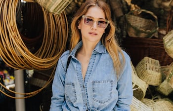 Bárbara Lombardo, la diosa argentina posó en el Mercado 4 para Erwin Bukaczek.