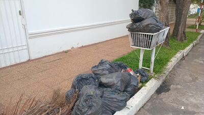 Basuras se acumulan en el barrio Mariscal López de Asunción.