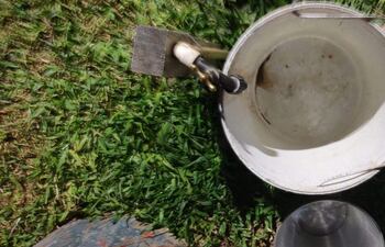 Vecinos denuncian la falta de agua.