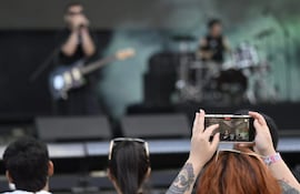 Bastianes, uno de los primeros grupos en tocar en el Conquín Rock.