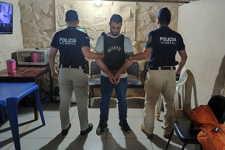 Emanuel Eduardo Dos Santos, alias Liba, supuesto miembro de la banda que estaría detrás del sicariato en Capiatá.