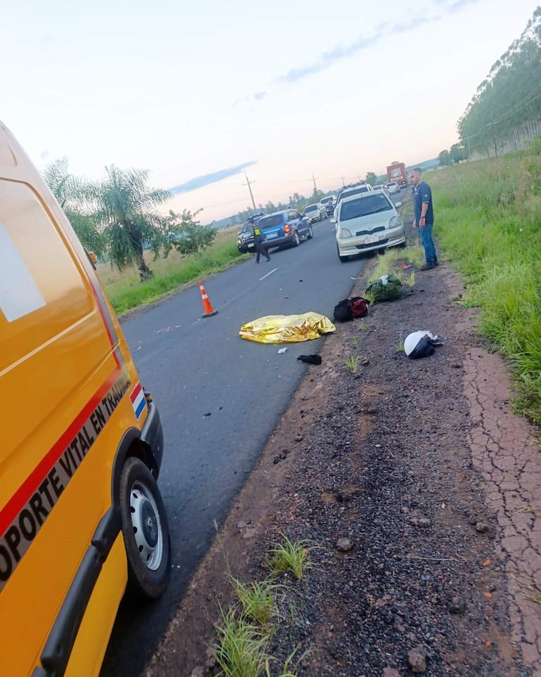Fiscal investiga dos versiones sobre accidente fatal.