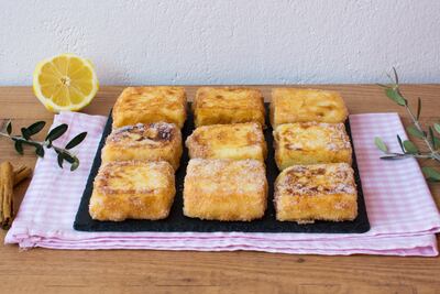 Leche frita española.