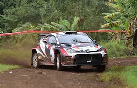 Alejandro Galanti, con el Toyota GR Yaris Rally2, fue el ganador del último rally, el de Colonias Unidas.