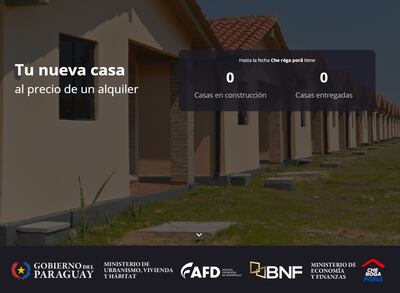 El portal institucional de Che Róga Porã no reporta ni un sólo proyecto que se encuentra en evaluación ni cuáles son las desarrolladoras inmobiliarias aspirantes al fondeo de obras. Sin embargo, el presidente Santiago Peña amplió los fondos con dinero de Taiwán.