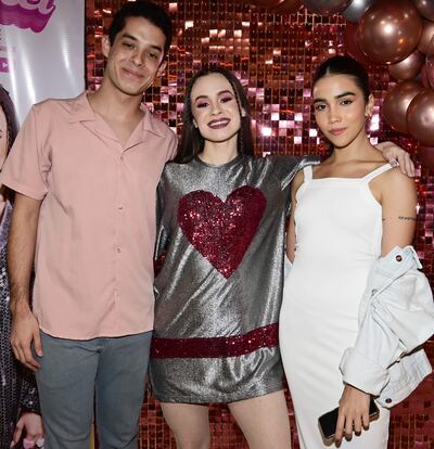 José Ramírez, Lía Love y Johanna Cristaldo.