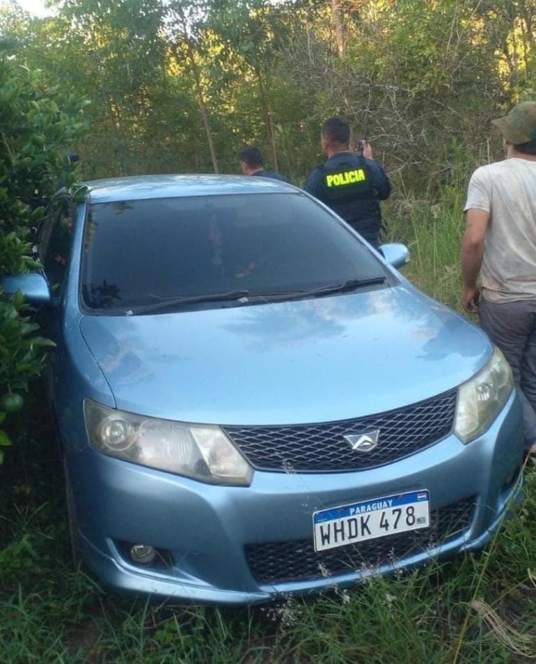Auto robado en Jesús es recuperado en Nueva Alborada por la Policía