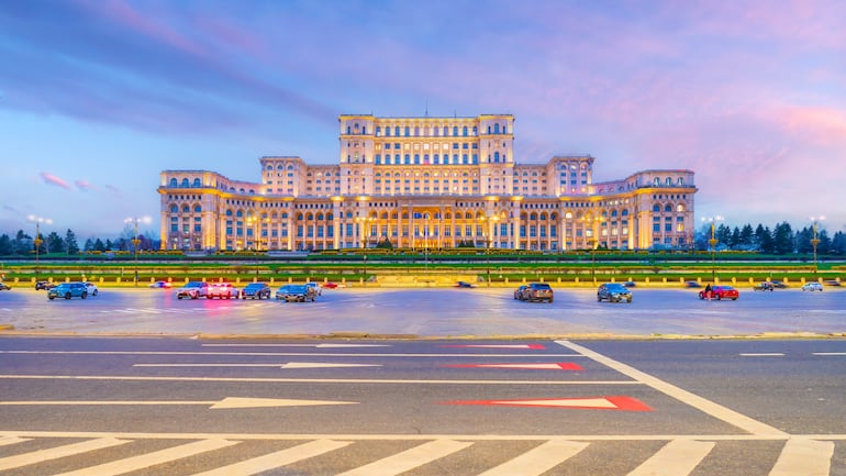 Parlamento, Bucarest, Rumanía.