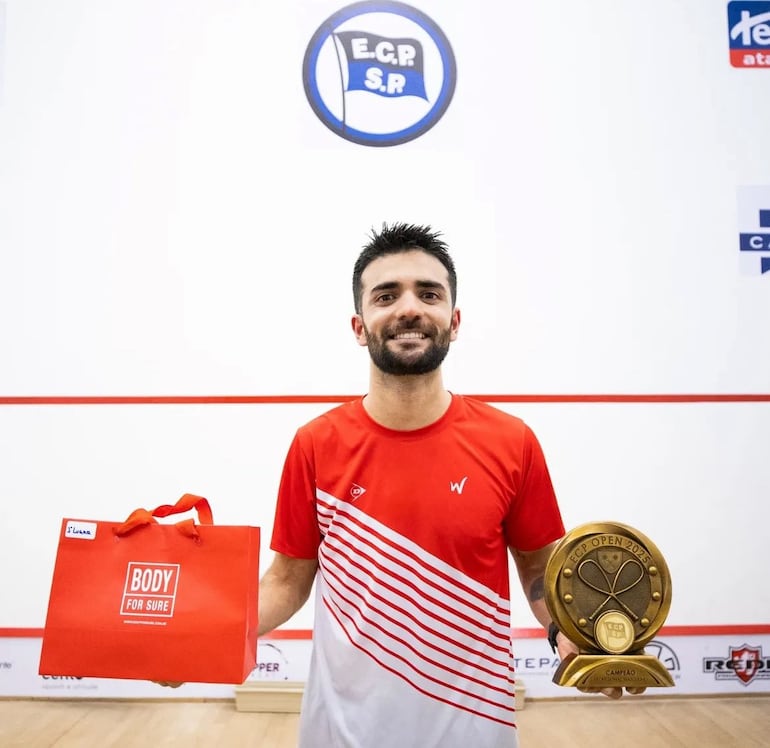El paraguayo Francesco Marcantonio, campeón en Brasil.