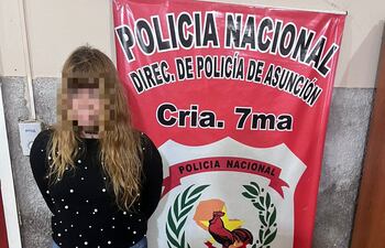 Intento de asalto en Asunción termina con una detenida y la incautación de un vehículo robado
