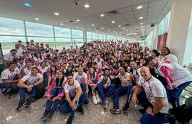 La delegación paraguaya ya se encuentra en Santiago de Chile para los Juegos Escolares 2023.