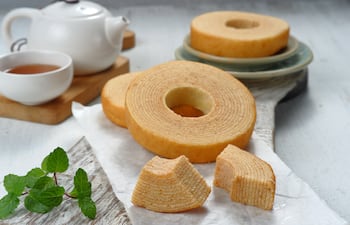 Baumkuchen, pastel alemán.