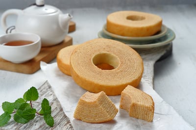 Baumkuchen, pastel alemán.