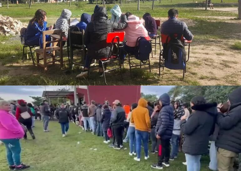 Nueva Asunción: Niños dan clases a la intemperie, mientras “monos” son arreados en buses y a G. 250.000 por cabeza