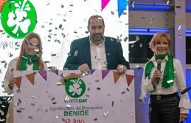 El total de litros donados y duplicados por la Cooperativa Chortitzer alcanzó 8.200 litros de leche, en el “White Day”.