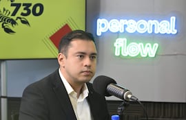Miguel Prieto, en los estudios de ABC Cardinal (Fotografía de archivo).