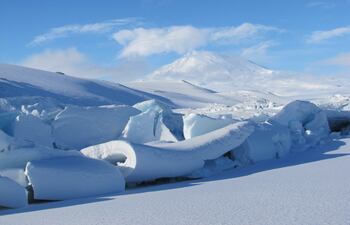 Monte Erebus, Antártida.