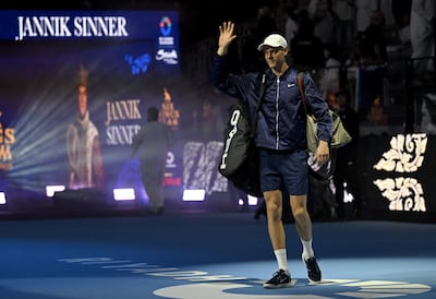 Jannik Sinner (25 años), ganador de las dos primeras ediciones del “Six Kings Slam”.